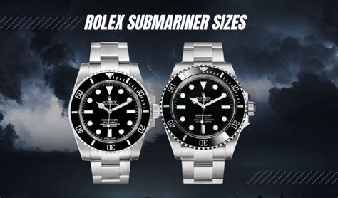 rolex submariner measurements|rolex submariner size mm.